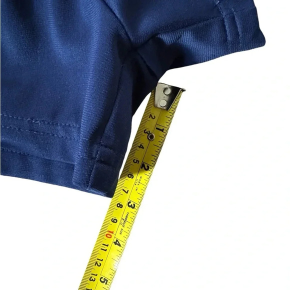 Vintage Spalding Activewear Shorts Women Size Medium Navy Blue - Picture 2 of 6